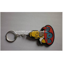 Rubber Key Ring Blutgruppe Patch Gummi Abzeichen, PVC-Patch, Werbe-Abzeichen